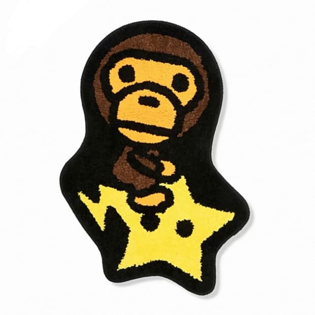 (오더) 베이프 베이비마일로 25FW 베이프스타 러그