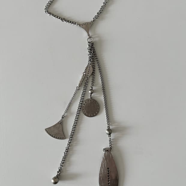 드롭 오브제 빈티지 목걸이