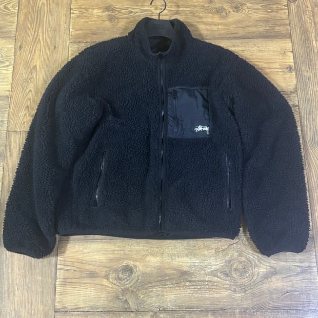 스투시 쉐르파 플리스 M