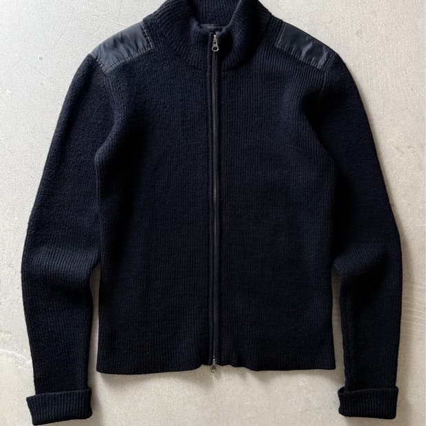 Designworks Wool Blend Zip Knit Jacket