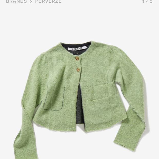 퍼버즈 mohair blended cardigan