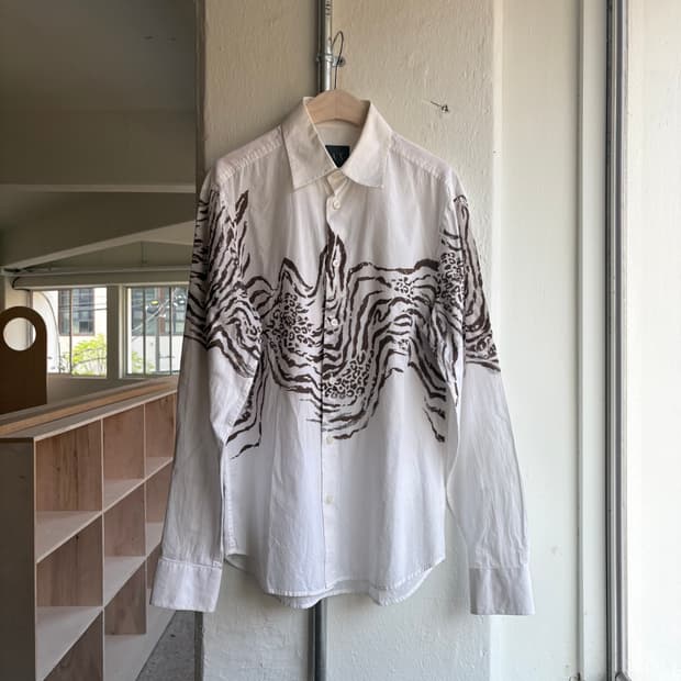 알마니 익스체인지 패턴 셔츠