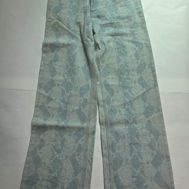 [25] 디온 리 Dion Lee 파이톤 연청 데님 팬츠