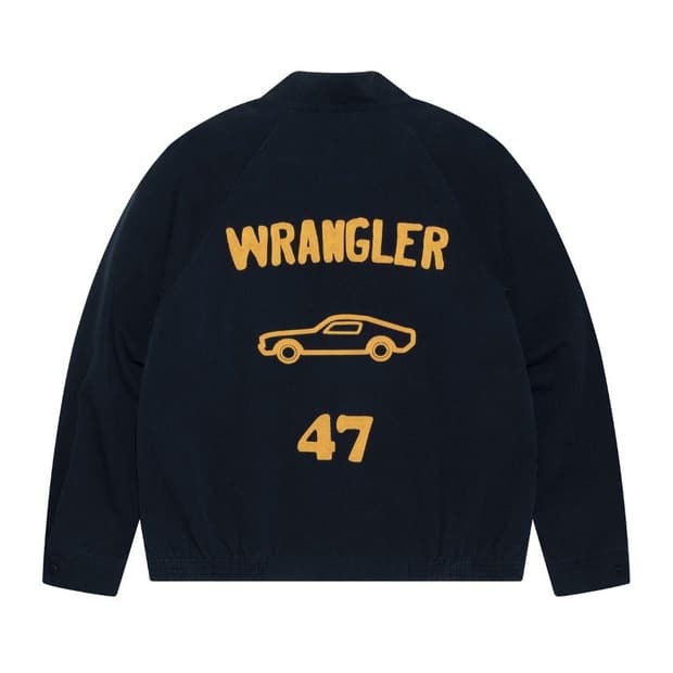 랭글러 High-Neck Artwork Jumper Navy