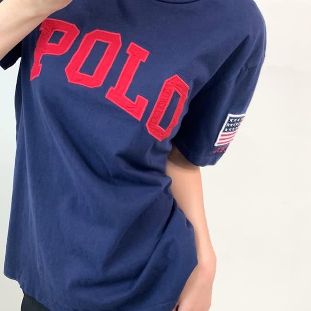 Polo by RalphLauren 폴로 네이비 성조기 티셔츠