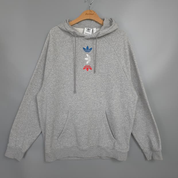 아디다스 Adidas 오리지널스 트레포일 로고 후드티 XL