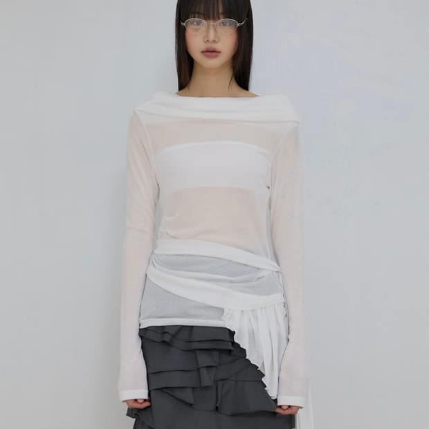 플레어업 Faye Frill Long Sleeve 롱 슬리브