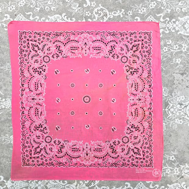 70s 페이즐리 반다나 셀비지