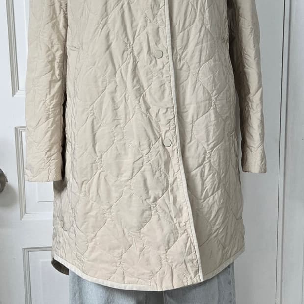 한섬 래트바이티 퀼팅코트