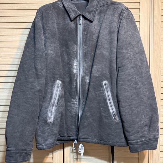 릭오웬스 다잉 워시드 패디드 자켓 XL