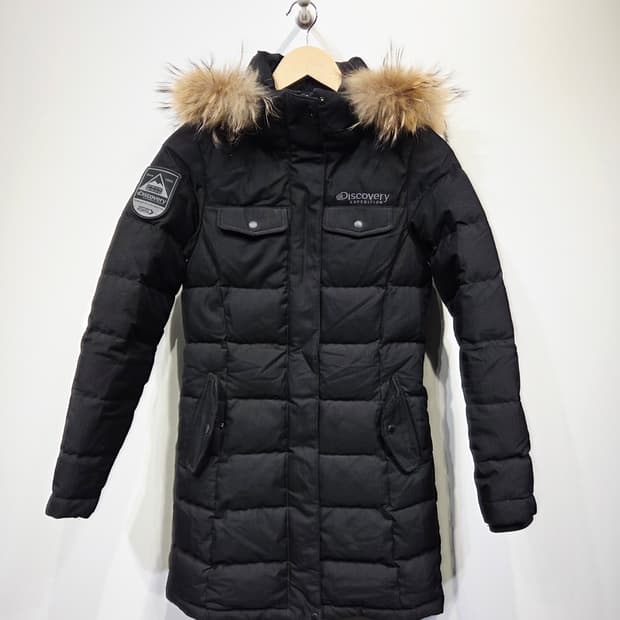 디스커버리 익스페디션. 여자 구스다운 롱패딩_90