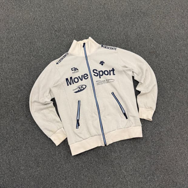 95)데상트 빈티지 Move Sport 져지 집업 자켓