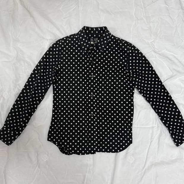 Comme des garcons 폴카도트 버튼업