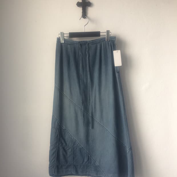 Cotton long skirt