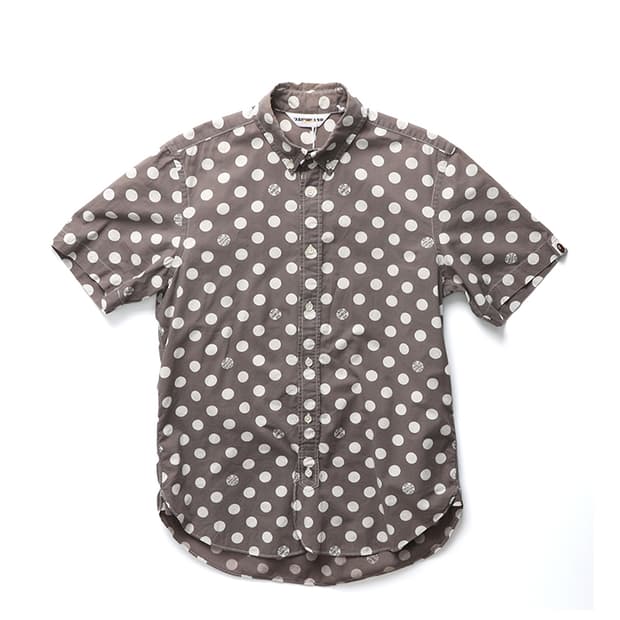 A BATHING APE Polka Dot S/S Shirt