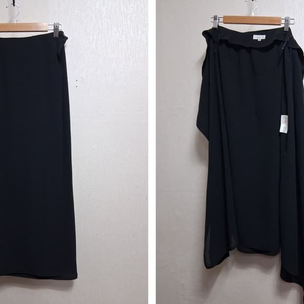 La Mode BALENCIAGA 발렌시아가 랩 롱스커트 26  38