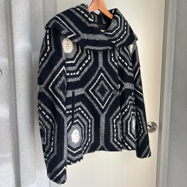 빈티지 패턴 코트