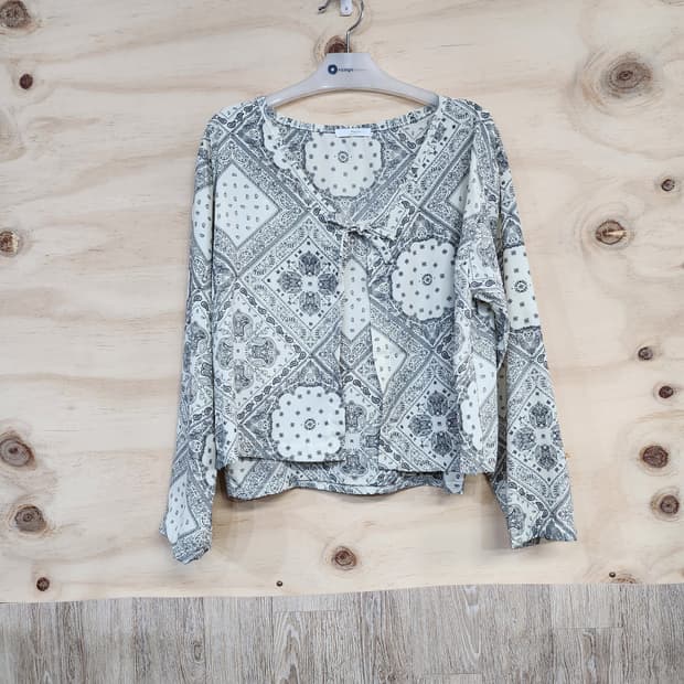 208) 에스니딕패턴 나시 가디건 세트