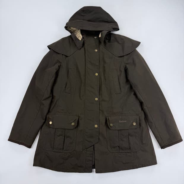 바버 왁스 후드자켓