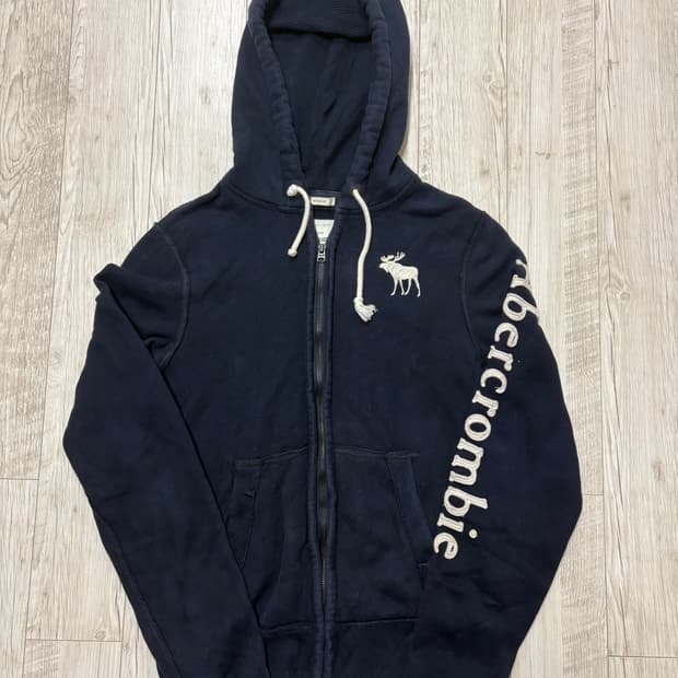 아베크롬비 후드집업 네이비 xl