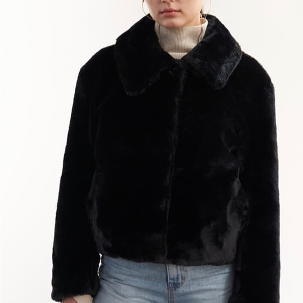 모한 에코퍼 자켓 블랙 free