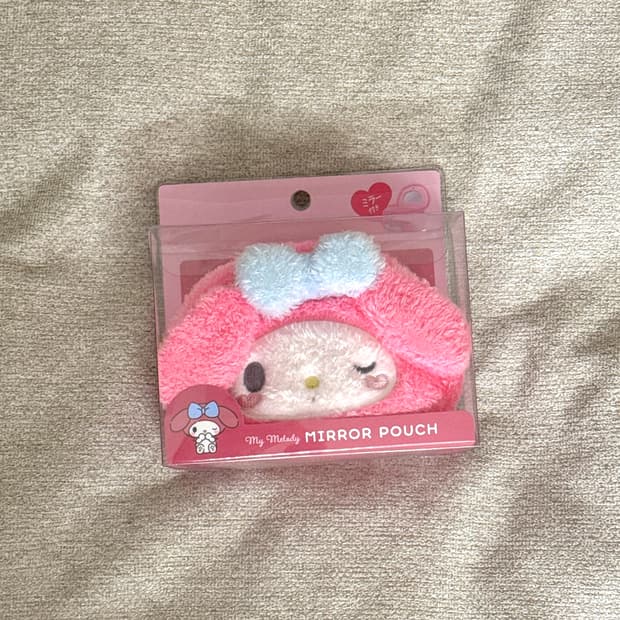 산리오 캐릭터즈 보아 미러 파우치 Ver.2 마이멜로디  미개봉 
