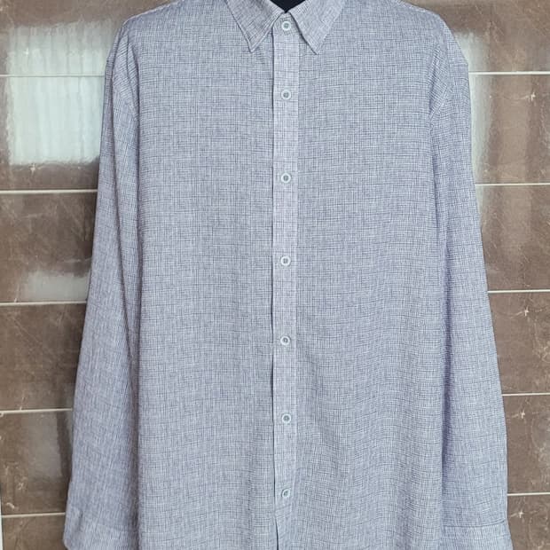 (남성115사이즈) 올젠 꾸김 복원되는 긴팔 셔츠