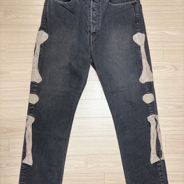 [새상품] 캐피탈 본데님 팬츠 블랙 36