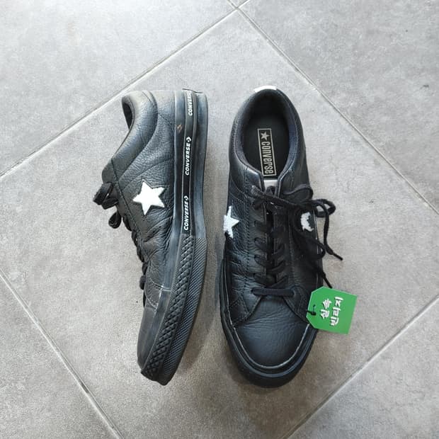 270 컨버스 남성 원스타 핀스트라이프 블랙 157921C