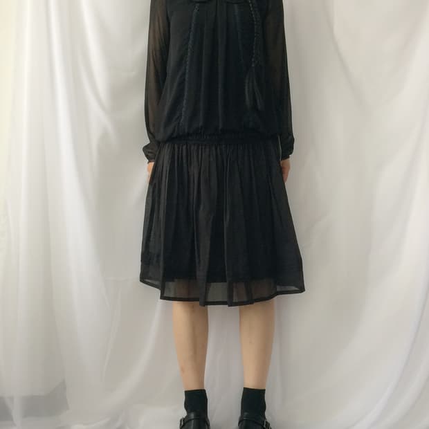 lace trimming  blouse