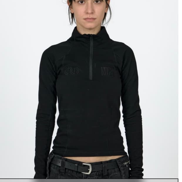 플라스틱 프로덕트 우먼 하프 집업 교환 