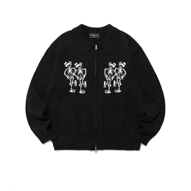 나이스고스트클럽 니트 집업 (르세라핌 채원 착용)