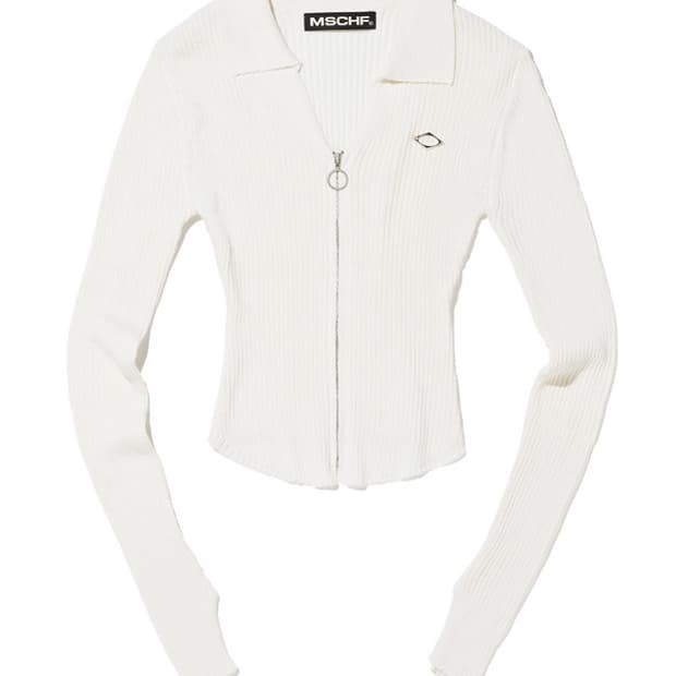 미스치프 니티드 롱슬리브 화이트 (s)