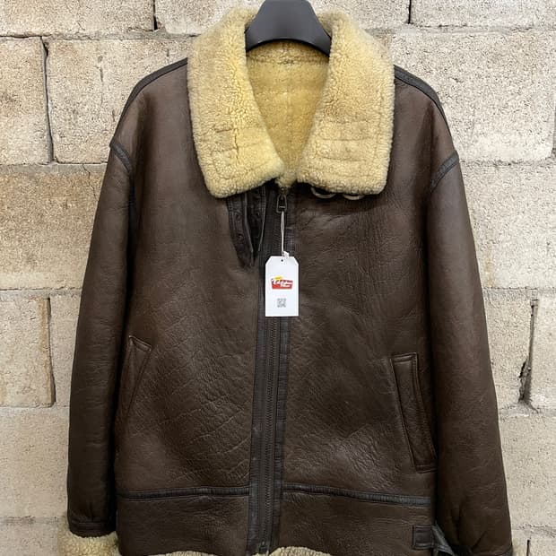 빈티지 B-3 무스탕 가죽 자켓