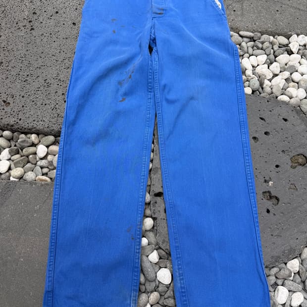 DISTRESSED 2000s NATURAL FADED 프렌치워크팬츠