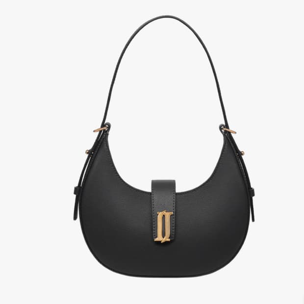 제이에스티나 블랙 호보백 (더스트백 포함)