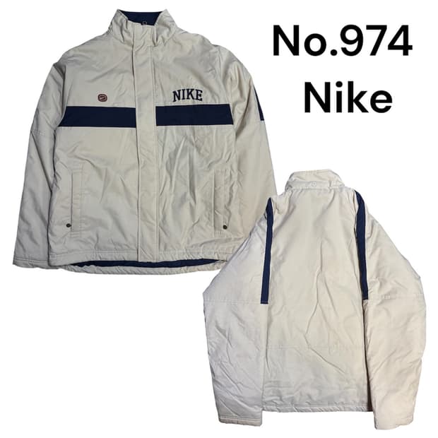 00s 나이키 아이보리 베이지 올드스쿨 점퍼 