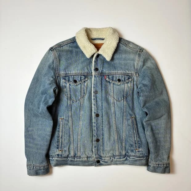 리바이스 00's 양털 데님 트러커 자켓 PN8152