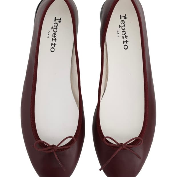 레페토 발레리나 플랫슈즈 버건디 36 새상품