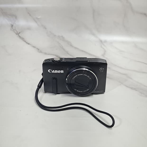 캐논 파워샷 PowerShot SX280 HS 무광블랙 빈티지 디카
