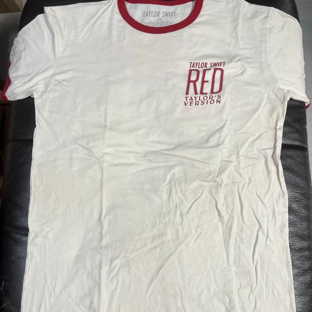 Usa 테일러 스위프트 Red 링거 티셔츠 2XL
