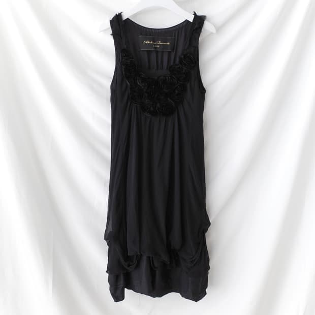 flower shirring dress