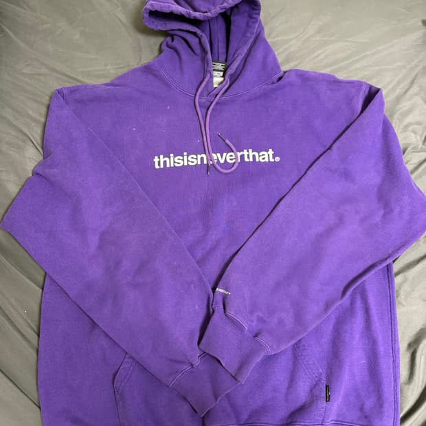 디스이즈네버댓 보라색 후드티