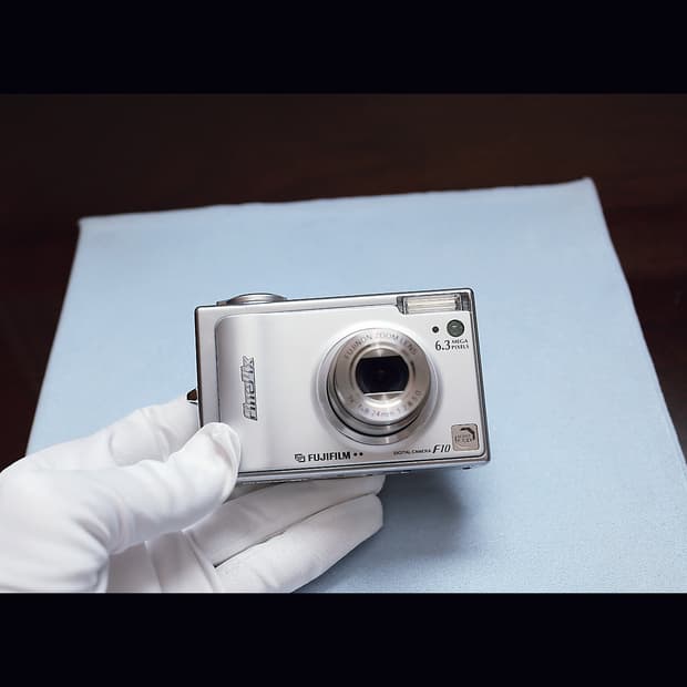레어<준민트급><한글> 파인픽스 f10 실버 빈티지 디카