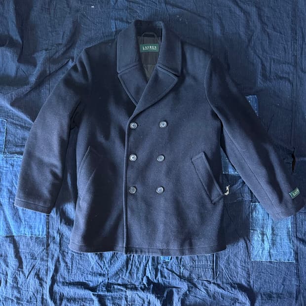 로렌 랄프로렌 울 블랜드 피코트 40S