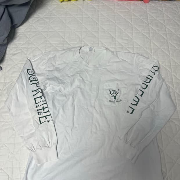 슈프림 남이서팔 롱슬리브 L