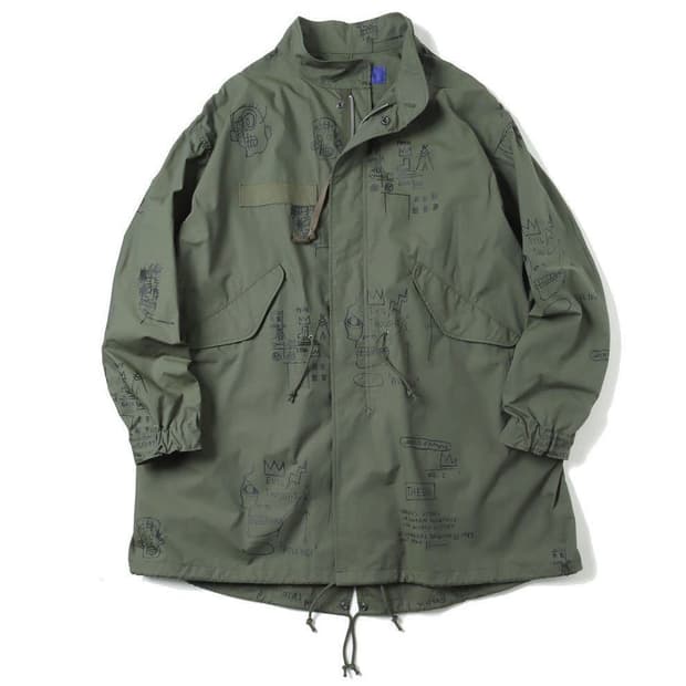 꼼데가르송 준야 와타나베 바스키아 야상 XL