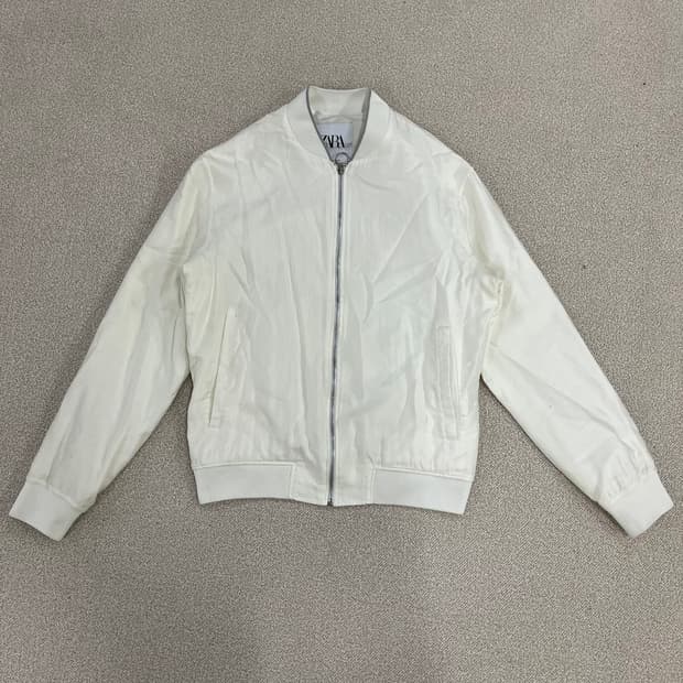 [M] 자라 블루종 스타디움 항공점퍼 자켓 0114M1