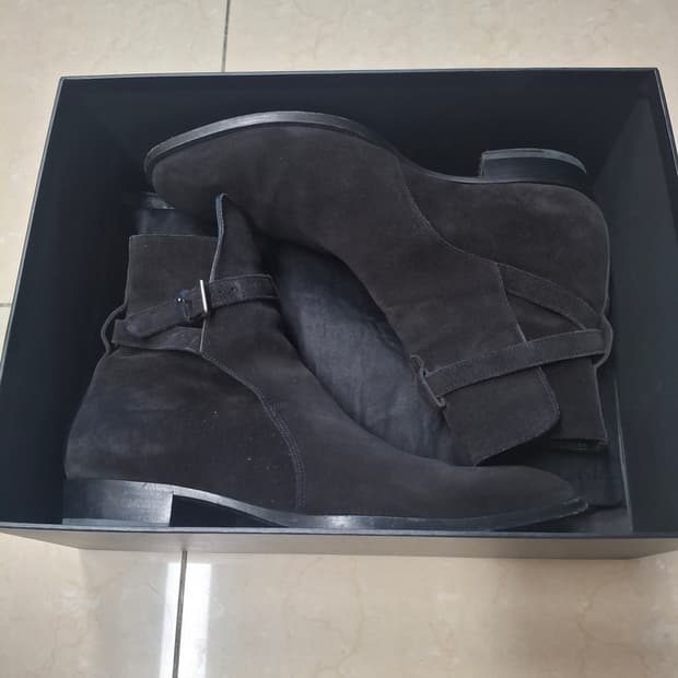 생로랑 스웨이드 조드퍼 부츠 41.5