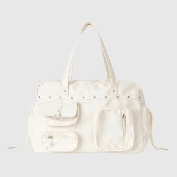 비터셀즈_ Carry Cargo Bag-Cream(새상품)